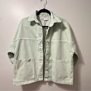 Zara Oversized Denim Jacket